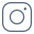 Image of instagram social media icon.